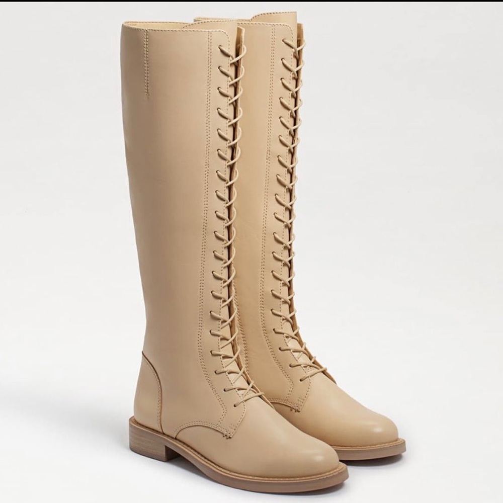 New Sam Edelman lace up boots